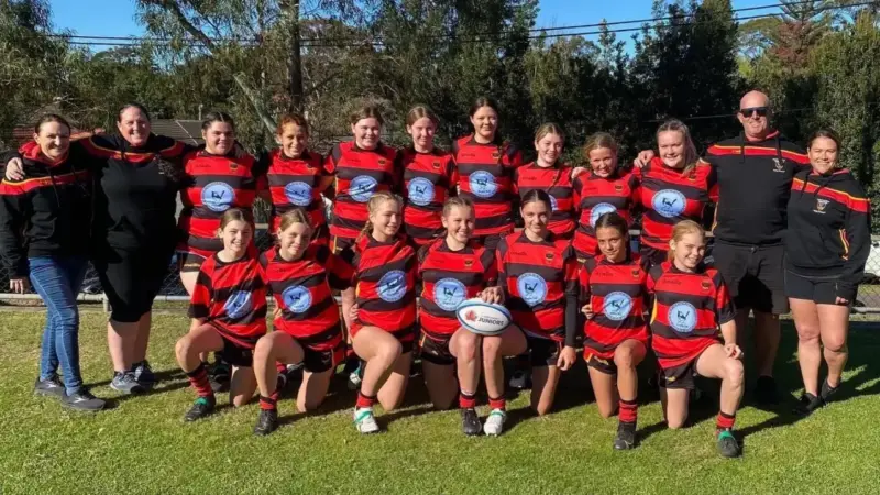 wagtail built supporting women's rugby team